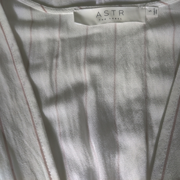 Astr midi dress, Size small, Color White with stripe pattern - Picture 3 of 3